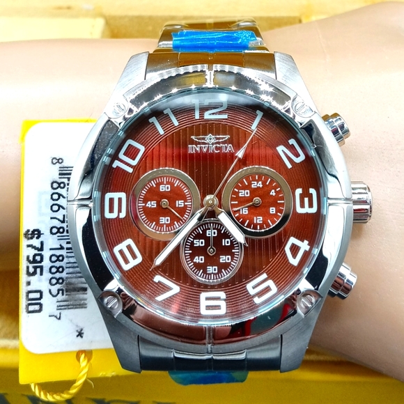 FIRM PRICE-New Invicta Specialty Chronograph Men's